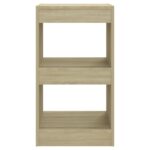 vidaXL Knižnica/deliaca stena dub sonoma 40x30x72 cm – Obrázok 5