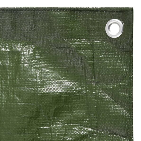 vidaXL Plachta 180 g/m² 4x5 m zelená HDPE – Obrázok 3