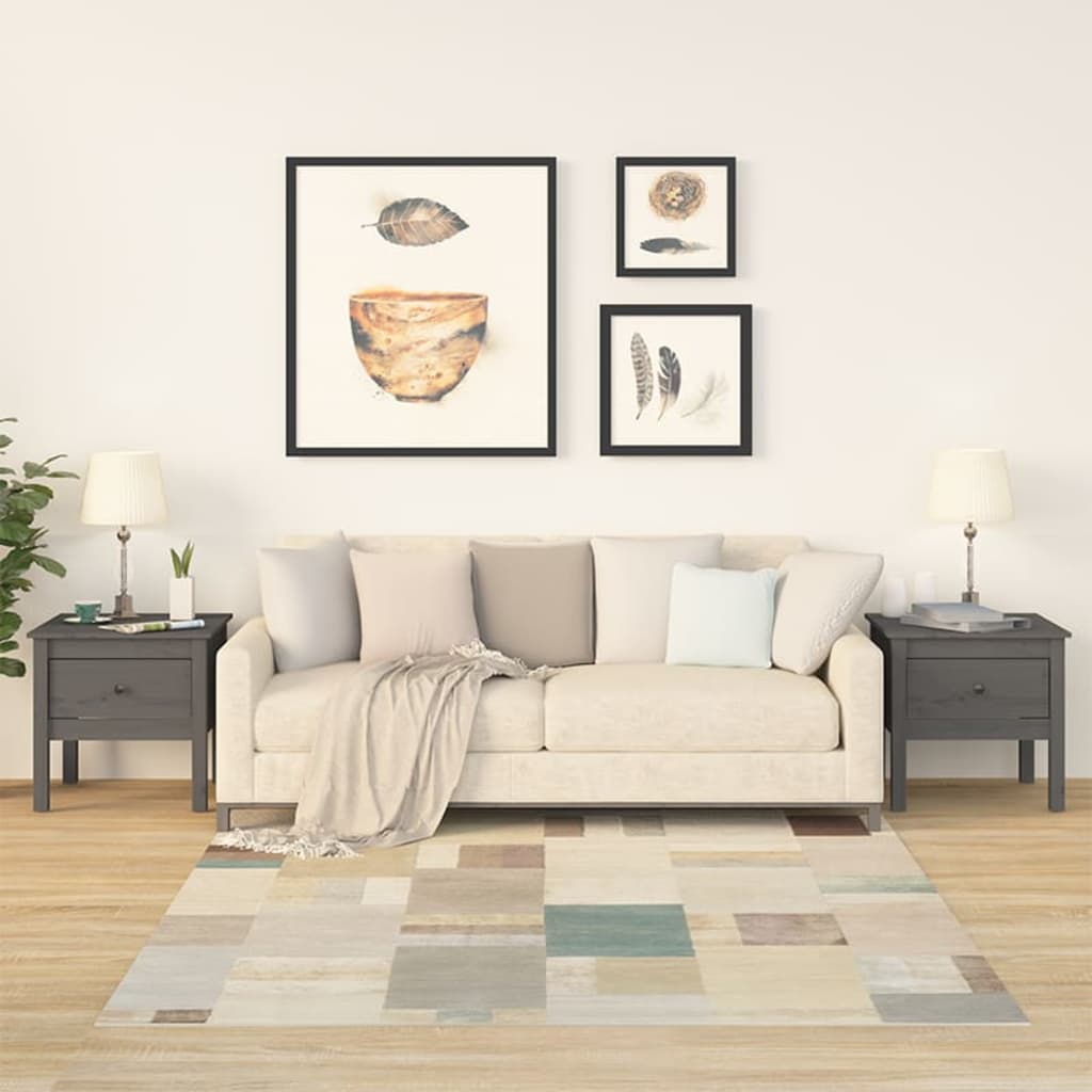 VXL8720286922903_m_en_hd_1.jpg vidaXL Bočné stolíky 2 ks sivé 50x50x49 cm borovicový masív – Obrázok 1