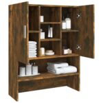vidaXL Skrinka na práčku dymový dub 70,5x25,5x90 cm – Obrázok 4
