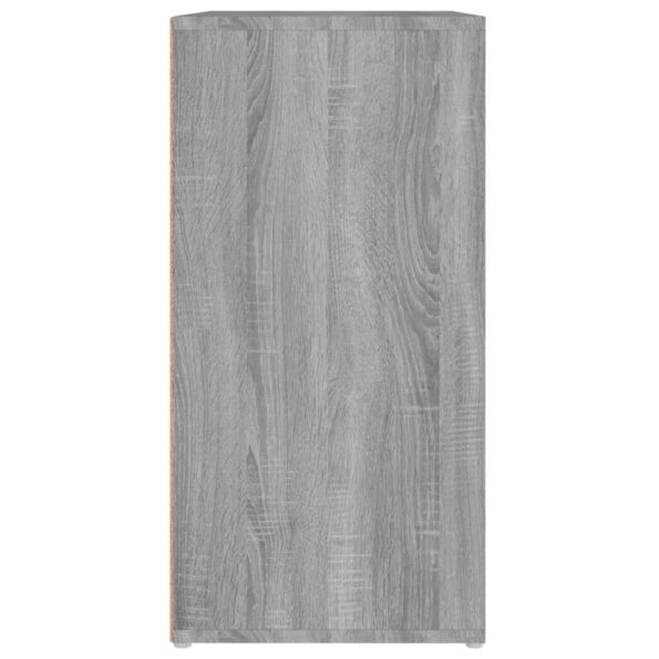 vidaXL Botník sivý dub sonoma 60x35x70 cm spracované drevo – Obrázok 7