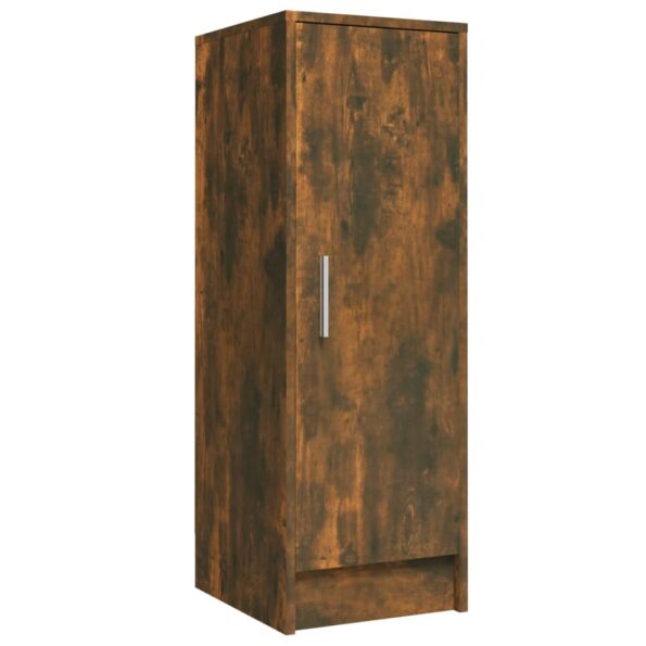 vidaXL Botník dymový dub 32x35x92 cm spracované drevo – Obrázok 5