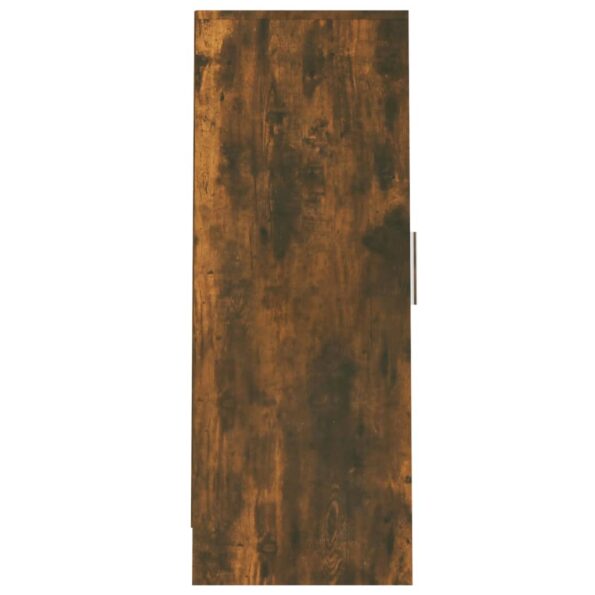 vidaXL Botník dymový dub 32x35x92 cm spracované drevo – Obrázok 7