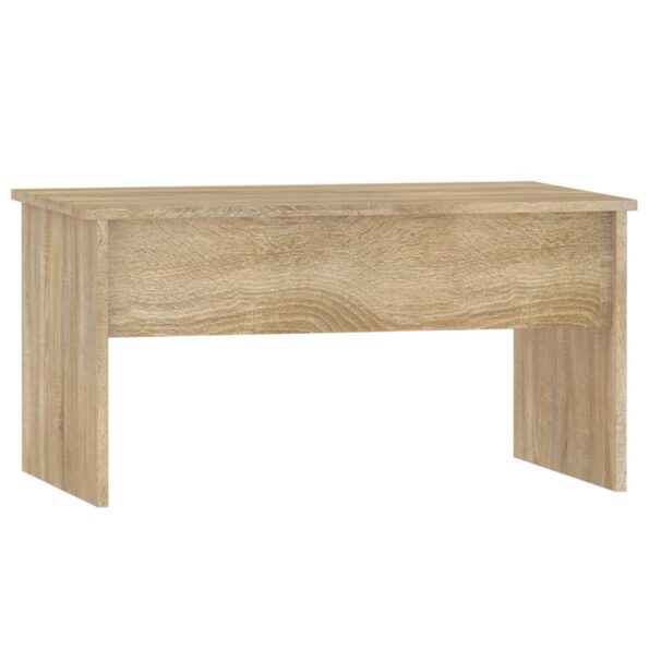 vidaXL Konferenčný stolík dub sonoma 80x50,5x41,5 cm spracované drevo – Obrázok 3