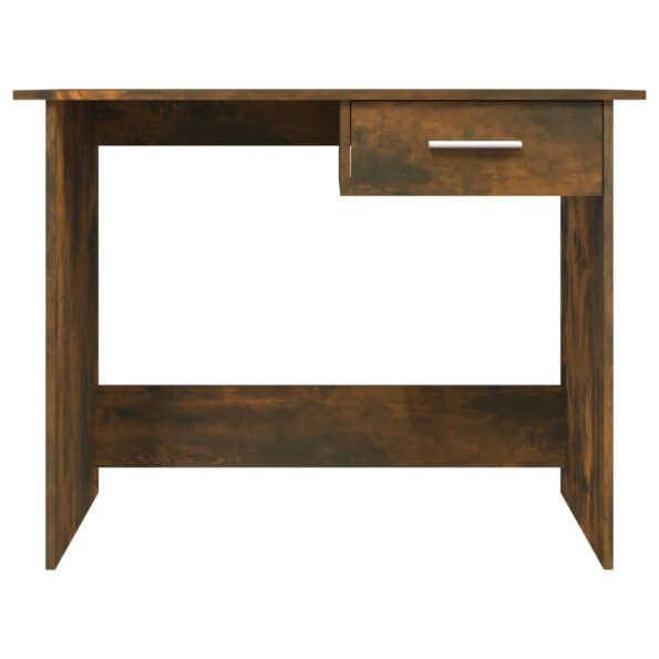 vidaXL Stôl dymový dub 100x50x76 cm spracované drevo – Obrázok 4