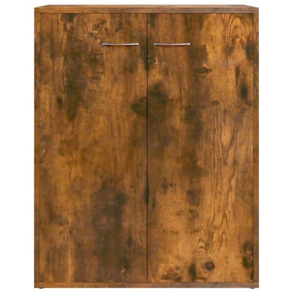 vidaXL Komoda dymový dub 60x30x75 cm spracované drevo – Obrázok 6