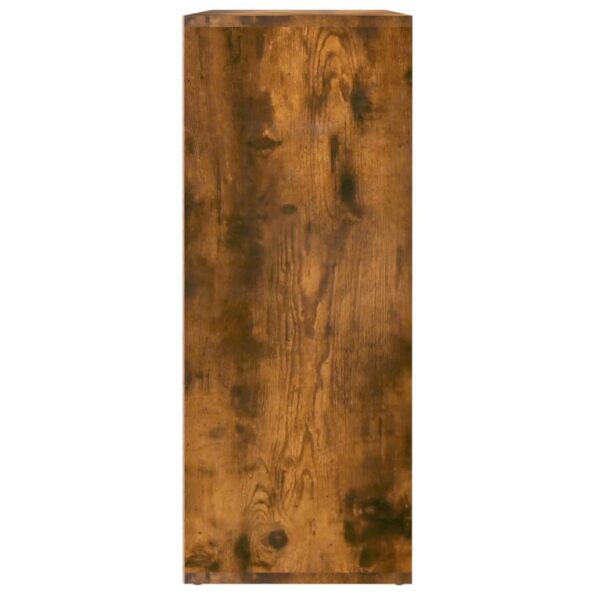 vidaXL Komoda dymový dub 60x30x75 cm spracované drevo – Obrázok 7