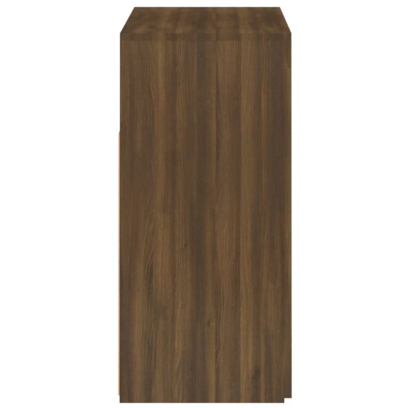 vidaXL Komoda s LED, hnedý dub 80x35x75 cm – Obrázok 10