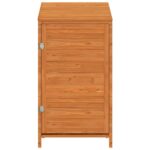 vidaXL Záhradná kôlňa hnedá 55x52x112 cm masívne jedľové drevo – Obrázok 3