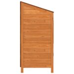 vidaXL Záhradná kôlňa hnedá 55x52x112 cm masívne jedľové drevo – Obrázok 5