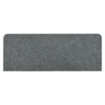 vidaXL Samolepiace nášľapy na schody 15 ks 65x24,5x3,5 cm sivé – Obrázok 6