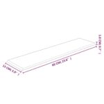 vidaXL Nástenné panely 12 ks sivé 60x15 cm umelá koža 1,08 m² – Obrázok 8