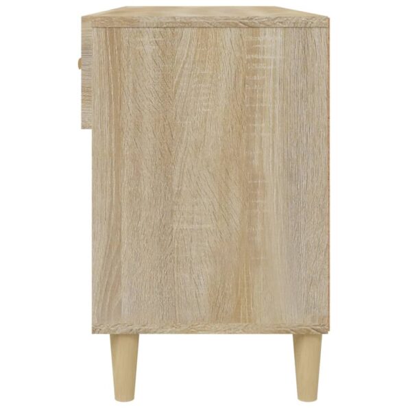 vidaXL Botník dub sonoma 102x35x55 cm spracované drevo – Obrázok 8