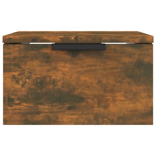 vidaXL Nástenný nočný stolík dymový dub 34x30x20 cm – Obrázok 3
