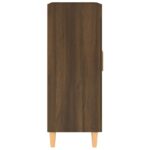 vidaXL Komoda hnedý dub 69,5x34x90 cm spracované drevo – Obrázok 8