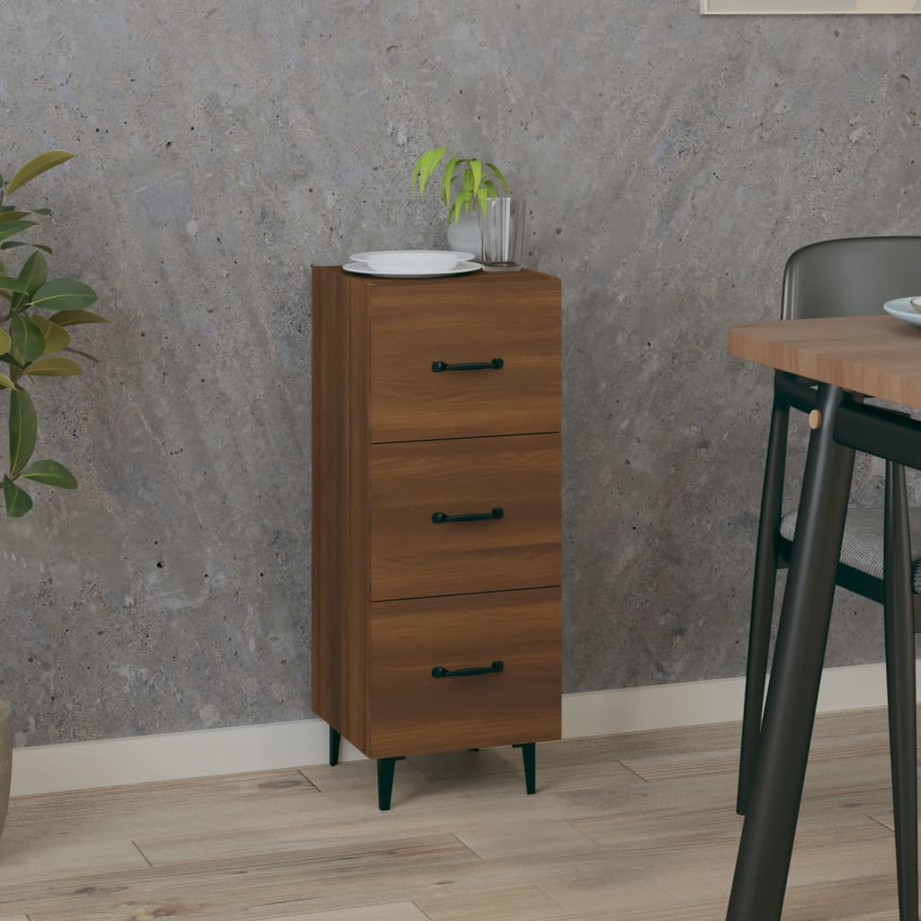VXL8720287085386_m_en_hd_1.jpg vidaXL Komoda hnedý dub 34,5x34x90 cm spracované drevo – Obrázok 1