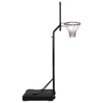 vidaXL Basketbalový stojan priehľadný 256-361 cm polykarbonát – Obrázok 3