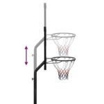 vidaXL Basketbalový stojan priehľadný 256-361 cm polykarbonát – Obrázok 8