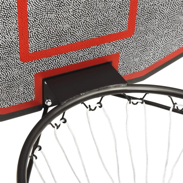 vidaXL Basketbalová doska čierna 71x45x2 cm polyetén – Obrázok 6