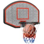 vidaXL Basketbalová doska čierna 71x45x2 cm polyetén – Obrázok 8