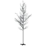 vidaXL Kvitnúca čerešňa LED strom teplá biela 672 LED 400 cm – Obrázok 2