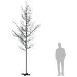 vidaXL Kvitnúca čerešňa LED strom teplá biela 672 LED 400 cm – Obrázok 7