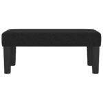vidaXL Lavička čierna 70x30x30 cm látka – Obrázok 3