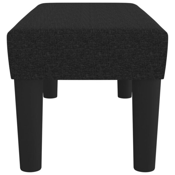 vidaXL Lavička čierna 70x30x30 cm látka – Obrázok 4