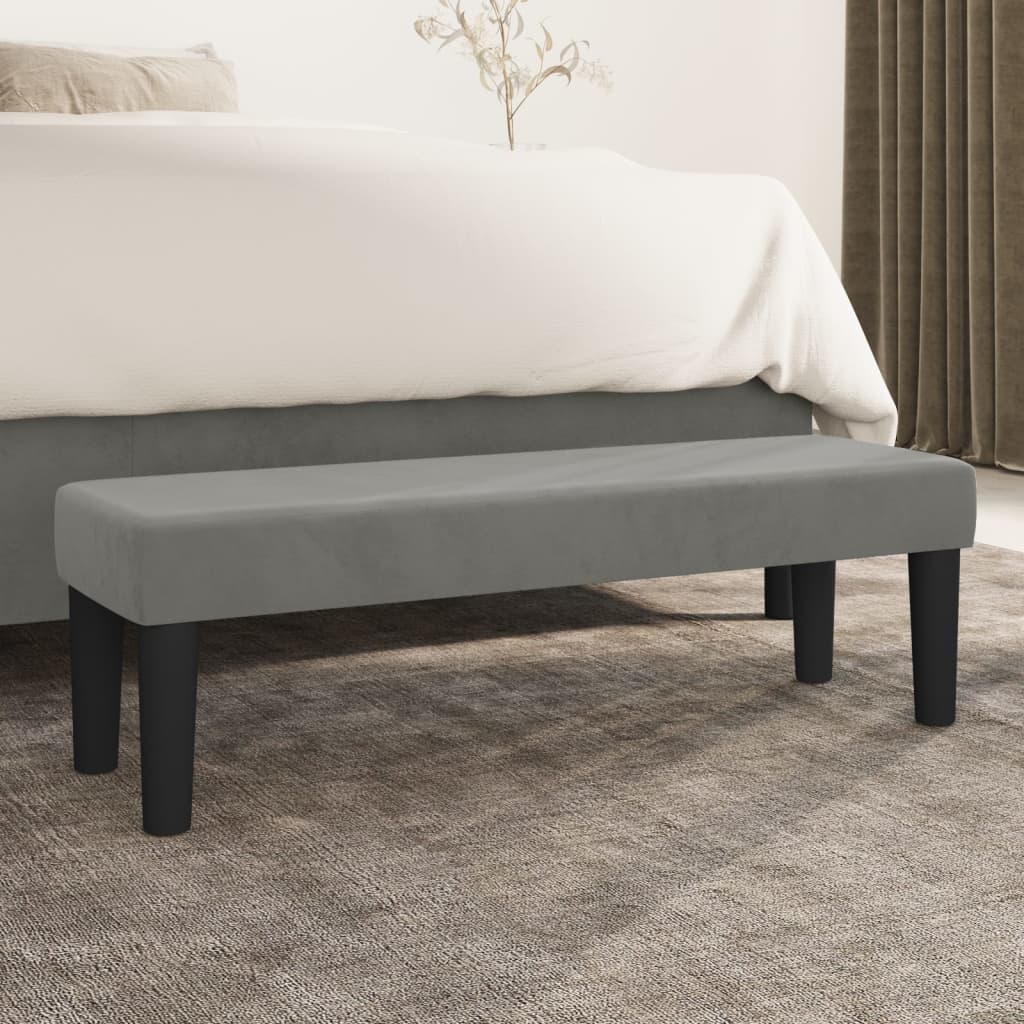 VXL8720287155102_m_en_hd_1.jpg vidaXL Lavička bledosivá 100x30x30 cm zamat – Obrázok 1