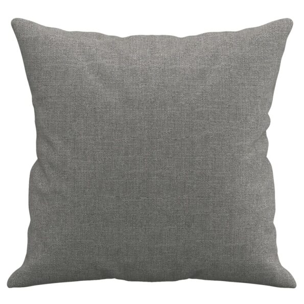 vidaXL Dekoratívne vankúše 2 ks tmavosivé 40x40 cm látka – Obrázok 4