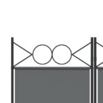 vidaXL 6-panelový paraván antracitový 240x220 cm látkový – Obrázok 7