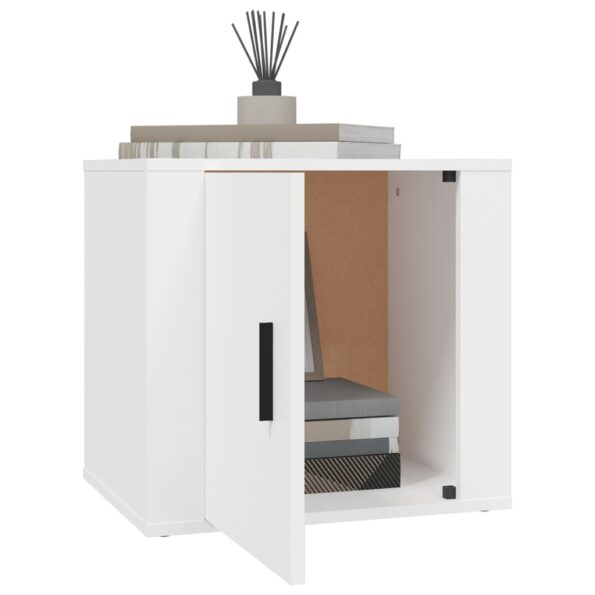 vidaXL Nočné stolíky 2 ks biele 50x39x47 cm – Obrázok 4