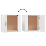 vidaXL Nočné stolíky 2 ks biele 50x39x47 cm – Obrázok 9