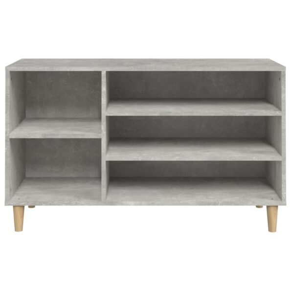 vidaXL Botník betónovo sivý 102x36x60 cm spracované drevo – Obrázok 5