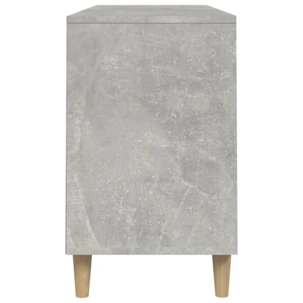 vidaXL Botník betónovo sivý 102x36x60 cm spracované drevo – Obrázok 6