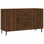 vidaXL Komoda, hnedý dub 100x36x60 cm, kompozitné drevo – Obrázok 2