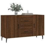 vidaXL Komoda, hnedý dub 100x36x60 cm, kompozitné drevo – Obrázok 3