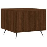 vidaXL Konferenčný stolík hnedý dub 50x50x40 cm spracované drevo – Obrázok 8