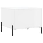 vidaXL Konferenčný stolík lesklý biely 50x50x40 cm kompozitné drevo – Obrázok 8