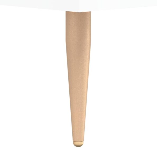 vidaXL Botník lesklý biely 30x35x105 cm spracované drevo – Obrázok 10