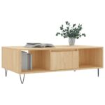 vidaXL Konferenčný stolík dub sonoma 104x60x35 cm kompozitné drevo – Obrázok 3