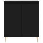 vidaXL Komoda čierna 60x35x70 cm spracované drevo – Obrázok 5