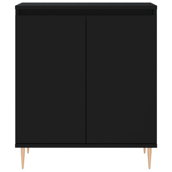vidaXL Komoda čierna 60x35x70 cm spracované drevo – Obrázok 5