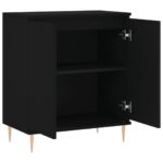 vidaXL Komoda čierna 60x35x70 cm spracované drevo – Obrázok 6