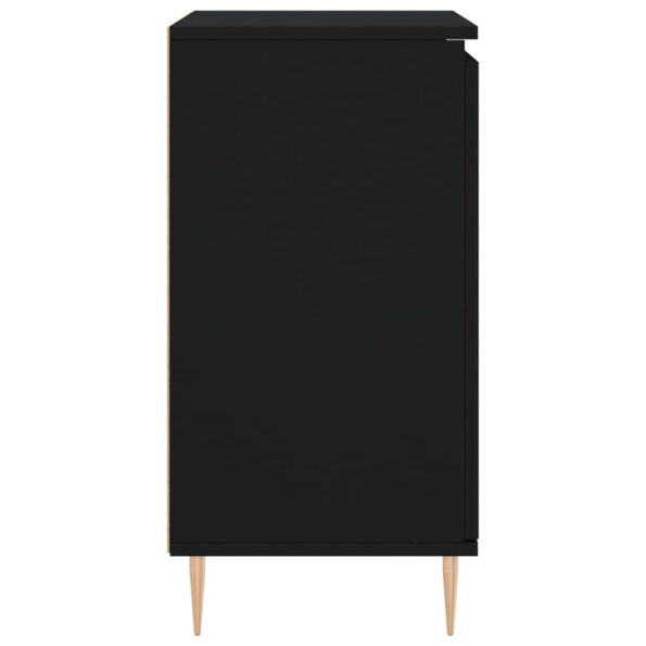 vidaXL Komoda čierna 60x35x70 cm spracované drevo – Obrázok 7