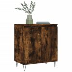 vidaXL Komoda dymový dub 60x35x70 cm spracované drevo – Obrázok 3