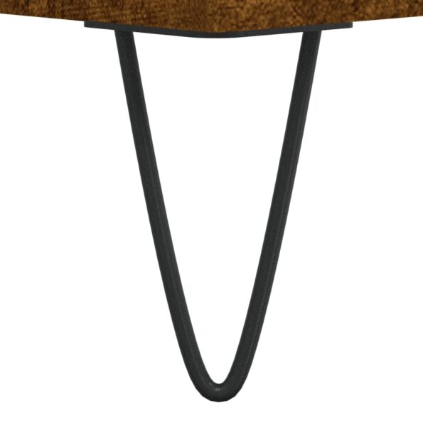 vidaXL Komoda dymový dub 60x35x70 cm spracované drevo – Obrázok 9