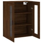 vidaXL Nástenná skrinka hnedý dub 69,5x34x90 cm – Obrázok 6