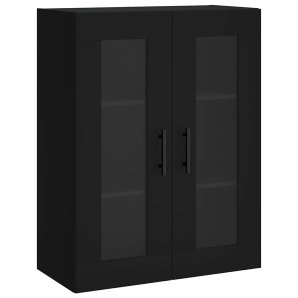 vidaXL Nástenná skrinka čierna 69,5x34x90 cm – Obrázok 2