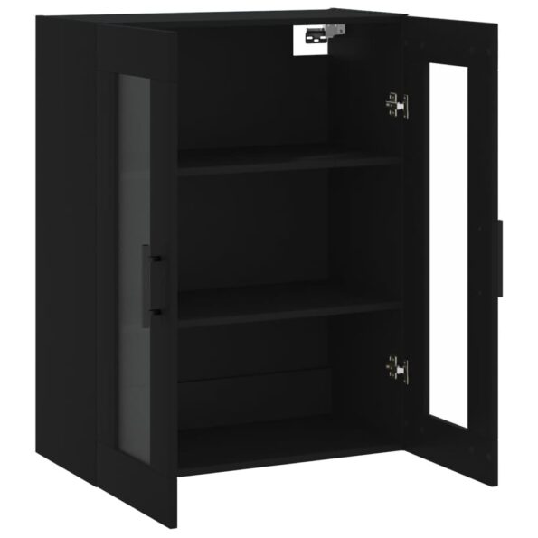 vidaXL Nástenná skrinka čierna 69,5x34x90 cm – Obrázok 6